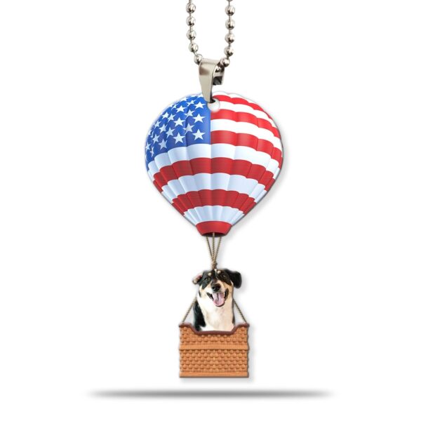 Gearhumans 3D Dog In Hot Air Balloon Custom Car Hanging GW08061 Car Hanging Car Hanging/1 Pack