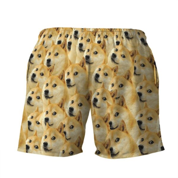 Gearhumans 3D Doge Meme Custom Beach Shorts Swim Trunks GO17052123 Men Shorts
