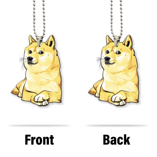 Gearhumans 3D Doge Meme Custom Car Hanging GO25052113 Car Hanging