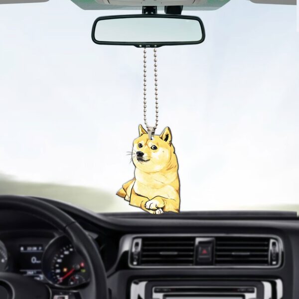Gearhumans 3D Doge Meme Custom Car Hanging GO25052113 Car Hanging 