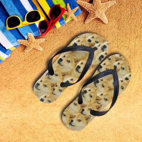 Gearhumans 3D Doge Meme Custom Flipflop GO21052110 Flipflop