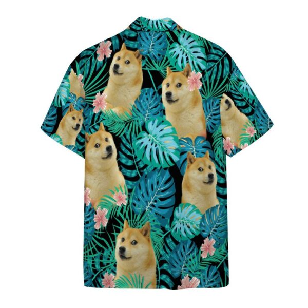 Gearhumans 3D Doge Meme Hawaiian Custom Short Sleeve Shirt GW2405217 Hawai Shirt