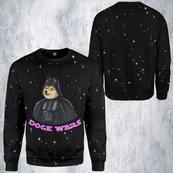 Gearhumans 3D Doge Wars Custom Tshirt Hoodie Apparel GO24052109 3D Apparel 