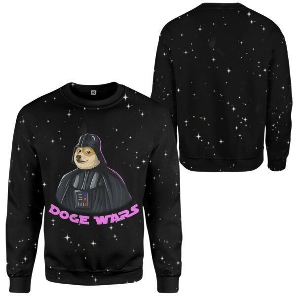 Gearhumans 3D Doge Wars Custom Tshirt Hoodie Apparel GO24052109 3D Apparel 