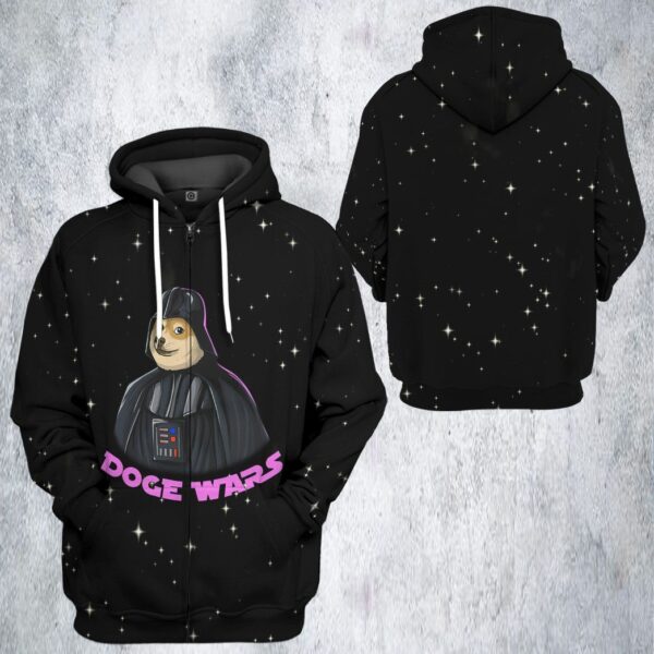 Gearhumans 3D Doge Wars Custom Tshirt Hoodie Apparel GO24052109 3D Apparel 