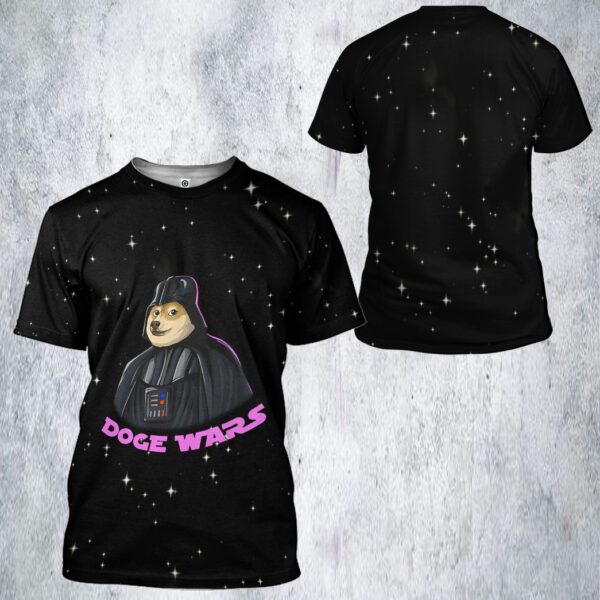 Gearhumans 3D Doge Wars Custom Tshirt Hoodie Apparel GO24052109 3D Apparel 