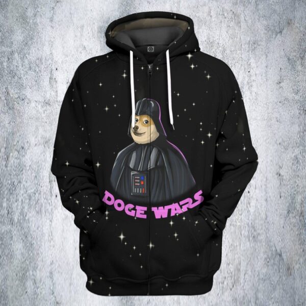 Gearhumans 3D Doge Wars Custom Tshirt Hoodie Apparel GO24052109 3D Apparel 