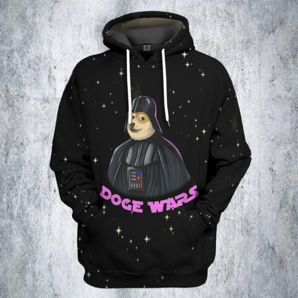 Gearhumans 3D Doge Wars Custom Tshirt Hoodie Apparel GO24052109 3D Apparel 