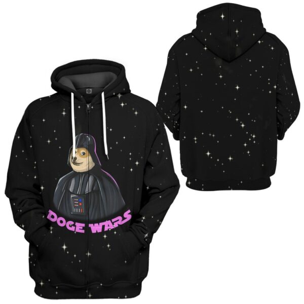 Gearhumans 3D Doge Wars Custom Tshirt Hoodie Apparel GO24052109 3D Apparel 