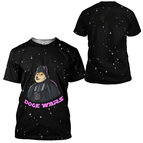 Gearhumans 3D Doge Wars Custom Tshirt Hoodie Apparel GO24052109 3D Apparel 