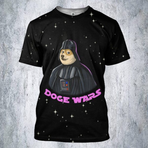 Gearhumans 3D Doge Wars Custom Tshirt Hoodie Apparel GO24052109 3D Apparel 