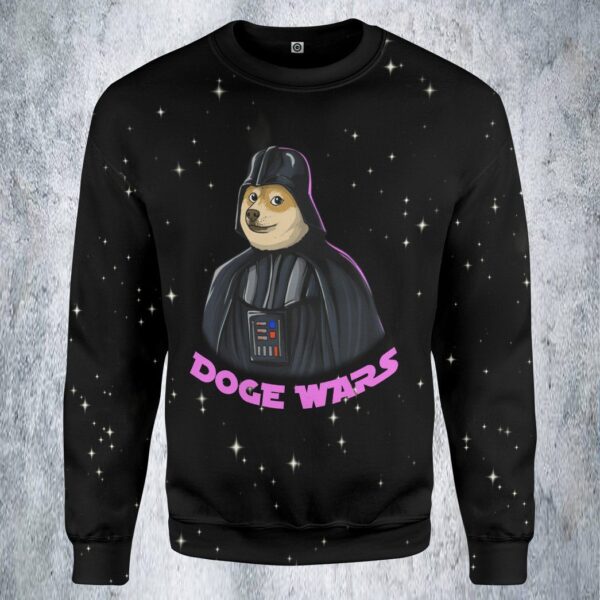 Gearhumans 3D Doge Wars Custom Tshirt Hoodie Apparel GO24052109 3D Apparel 
