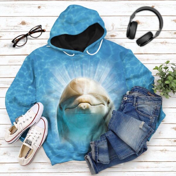 Gearhumans 3D Dolphin Custom Tshirt Hoodie Apparel GW02062128 3D Apparel 