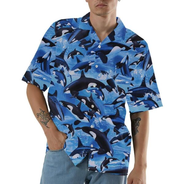 Gearhumans 3D Dolphins Hawaii Shirt ZZ1905215 Hawai Shirt 