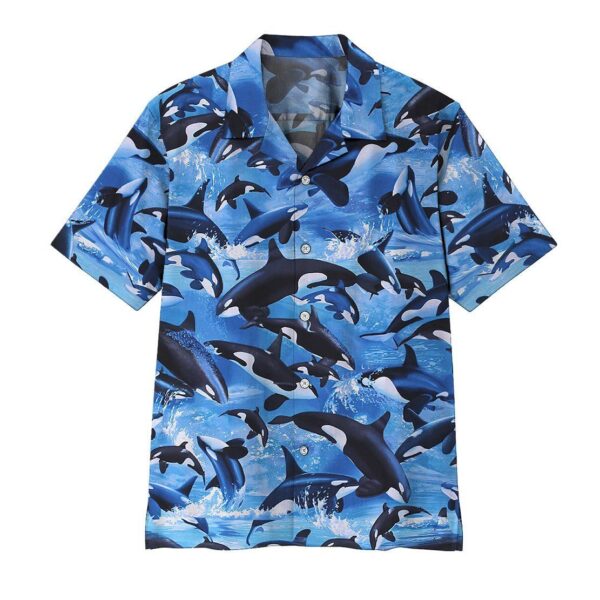 Gearhumans 3D Dolphins Hawaii Shirt ZZ1905215 Hawai Shirt Short Sleeve Shirt S 