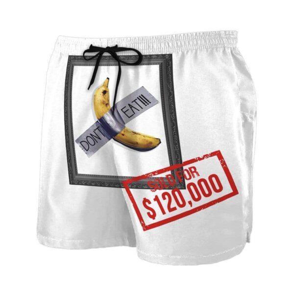 Gearhumans 3D Dont Eat My Banana Beach Shorts Swim Trunks GV070713 Men Shorts