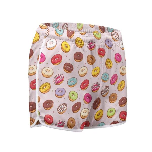 Gearhumans 3D Donut Custom Women Beach Shorts GW290713 Women Shorts