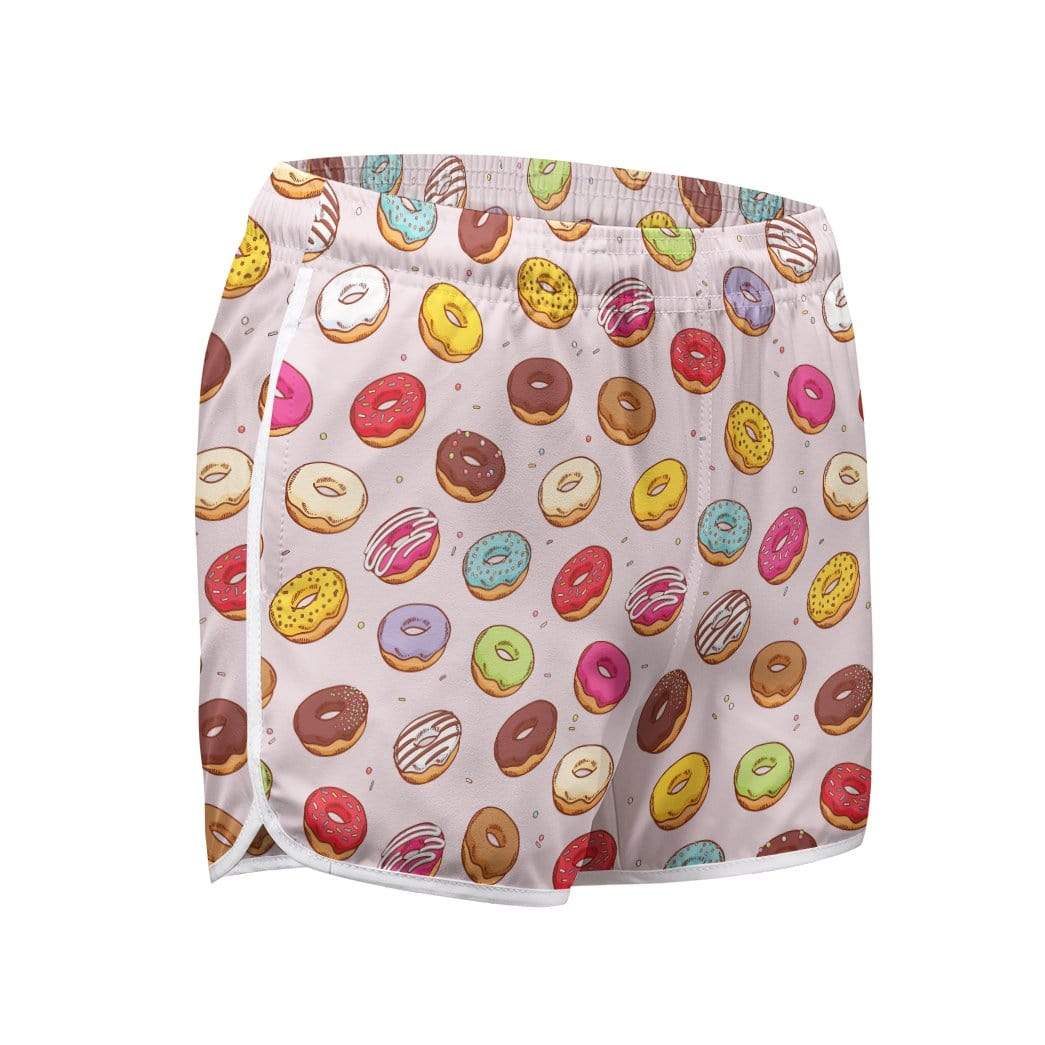 Gearhumans 3D Donut Custom Women Beach Shorts GW290713 Women Shorts
