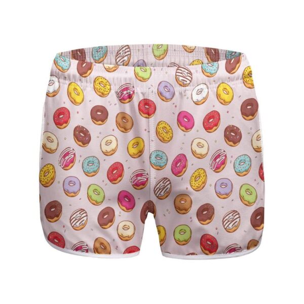 Gearhumans 3D Donut Custom Women Beach Shorts GW290713 Women Shorts