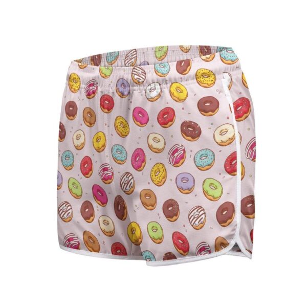 Gearhumans 3D Donut Custom Women Beach Shorts GW290713 Women Shorts