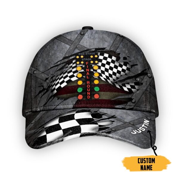 Gearhumans 3D Drag Racing Custom Name Cap GW050415 Cap