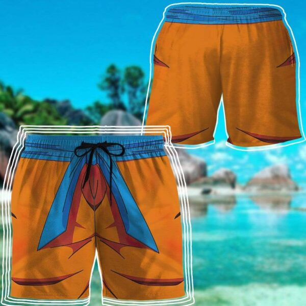 Gearhumans 3D Dragon Ball Custom Beach Shorts Men GS28074 Men Shorts