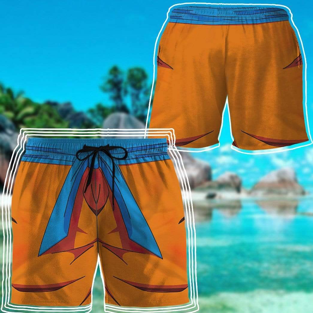 Gearhumans 3D Dragon Ball Custom Beach Shorts Men GS28074 Men Shorts
