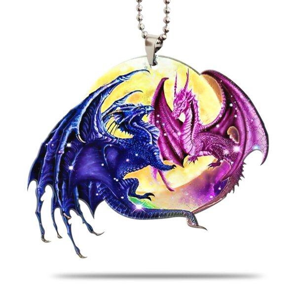 Gearhumans 3D Dragon Heart Car Hanging GJ27052105 Car Hanging Car Hanging/1 Pack 