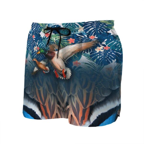 Gearhumans 3D Duck Hunting Hawaii Custom Beach Shorts Swim Trunks GS17052135 Men Shorts