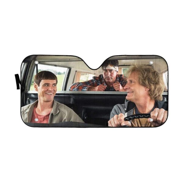 gearhumans 3D Dumb & Dumber Custom Car Auto Sunshade GL31072 Auto Sunshade 57''x27.5'' 