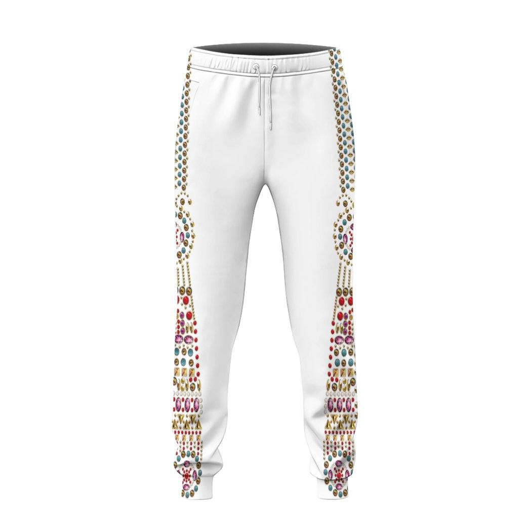 Gearhumans 3D Egyptian ELV PRL Jumpsuit Custom Sweatpants GW1106213 Sweatpants Sweatpants S