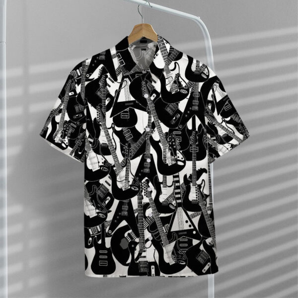 Gearhumans 3D Electric Guitar Hawaii Shirt ZZ1705211 Hawai Shirt 