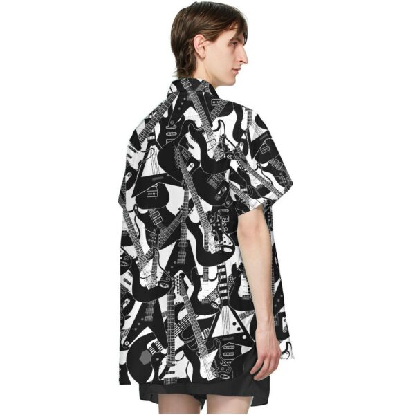Gearhumans 3D Electric Guitar Hawaii Shirt ZZ1705211 Hawai Shirt 