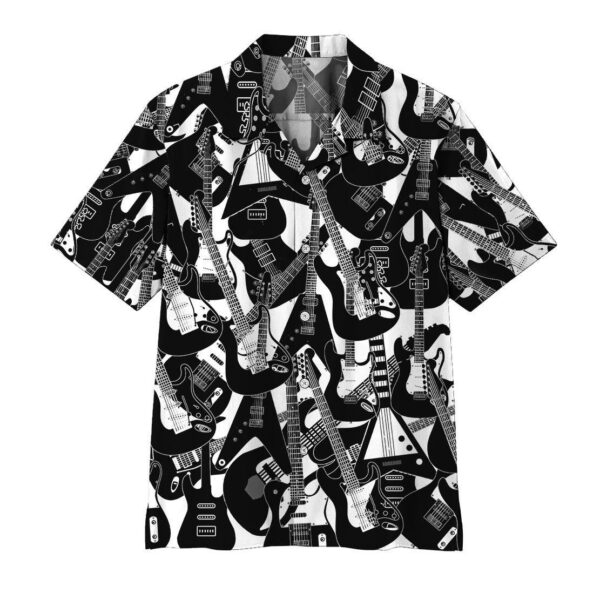 Gearhumans 3D Electric Guitar Hawaii Shirt ZZ1705211 Hawai Shirt Short Sleeve Shirt S 