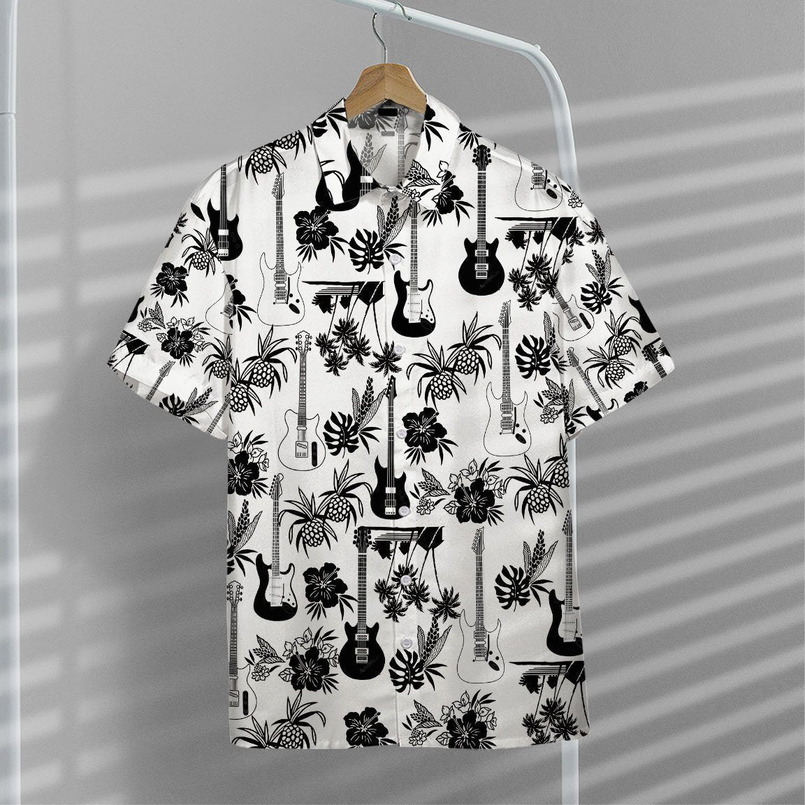 Gearhumans 3D Electric Guitar Hawaii shirt ZZ24032 Hawai Shirt