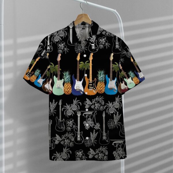 Gearhumans 3D Electric Guitar Hawaii shirt ZZ25032 Hawai Shirt