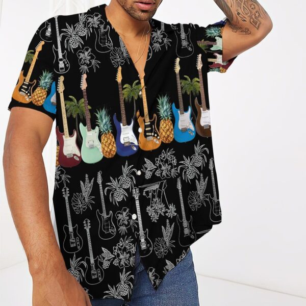 Gearhumans 3D Electric Guitar Hawaii shirt ZZ25032 Hawai Shirt
