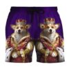 Gearhumans 3D Elizabeth Corgi Custom Beach Shorts Swim Trunks GL30068 Men Shorts Men Shorts S
