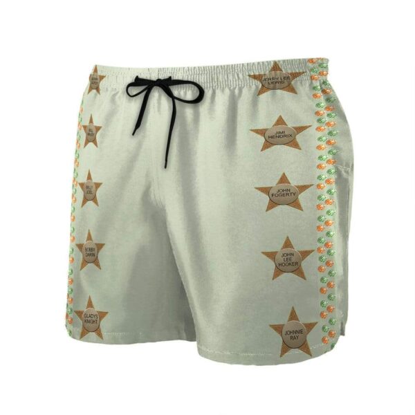 Gearhumans 3D Elton John Star On Hollywood Custom Beach Shorts Swim Trunks GL050817 Men Shorts
