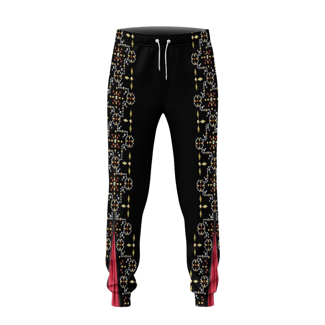 Gearhumans 3D ELV PRL Black Conquistador Custom Sweatpants GW01072121 Sweatpants Sweatpants S
