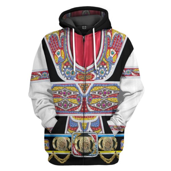 Gearhumans 3D ELV PRL Gypsy Custom Tshirt Hoodie Apparel GW01072122 3D Apparel Zip Hoodie S 