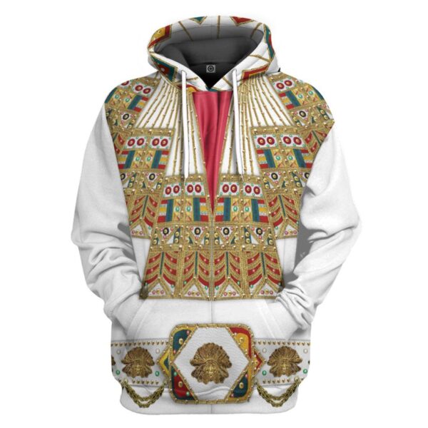 Gearhumans 3D ELV PRL Inca Gold Leaf Custom Tshirt Hoodie Apparel GW01072114 3D Apparel Hoodie S 