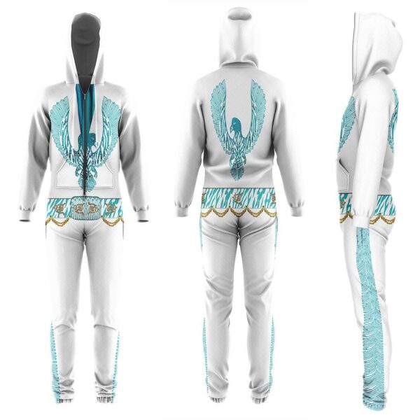 Gearhumans 3D ELV PRL Phoenix Turquoise Custom Jumpsuit GW15062114 Jumpsuit Jumpsuit S