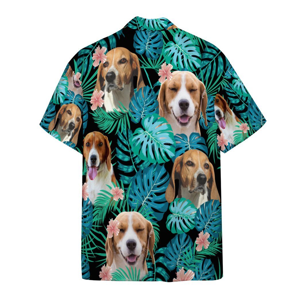 Gearhumans 3D English Foxhound Dog Summer Custom GW19052116 Hawai Shirt