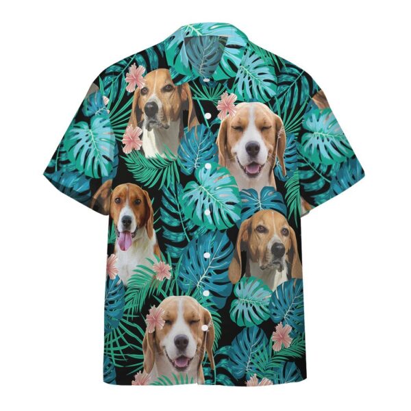 Gearhumans 3D English Foxhound Dog Summer Custom GW19052116 Hawai Shirt Short Sleeve Shirt S