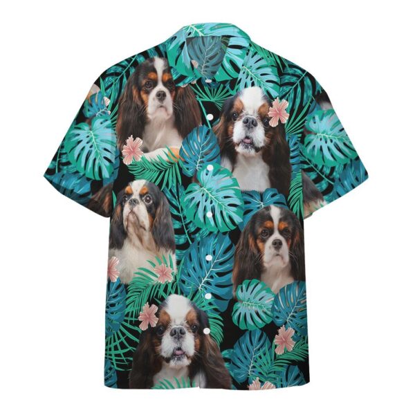 Gearhumans 3D English Toy Spaniel Dog Summer Custom Short Sleeve Shirt GW19052118 Hawai Shirt Short Sleeve Shirt S
