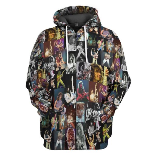 Gearhumans 3D EVH Custom Tshirt Hoodie Apparel GW28062111 3D Apparel Zip Hoodie S 