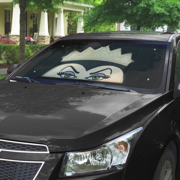 Gearhumans 3D Evil Queen Custom Car Auto Sunshade GS29042119 Auto Sunshade 