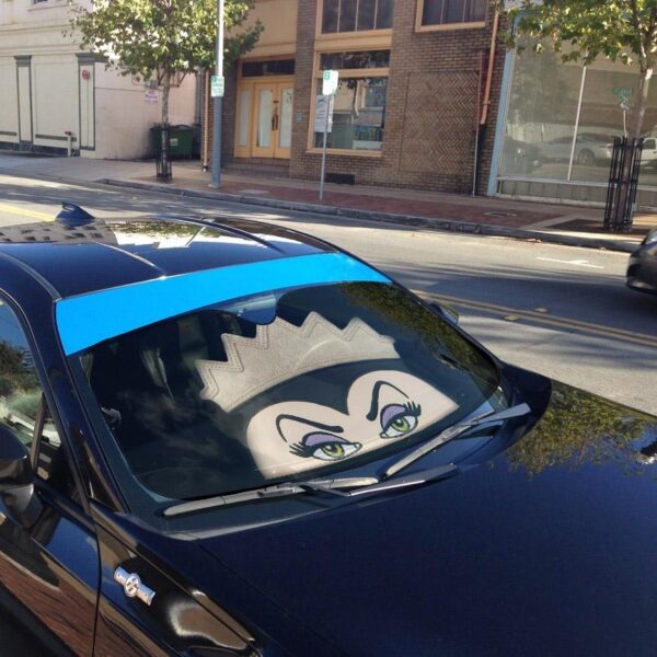 Gearhumans 3D Evil Queen Custom Car Auto Sunshade GS29042119 Auto Sunshade