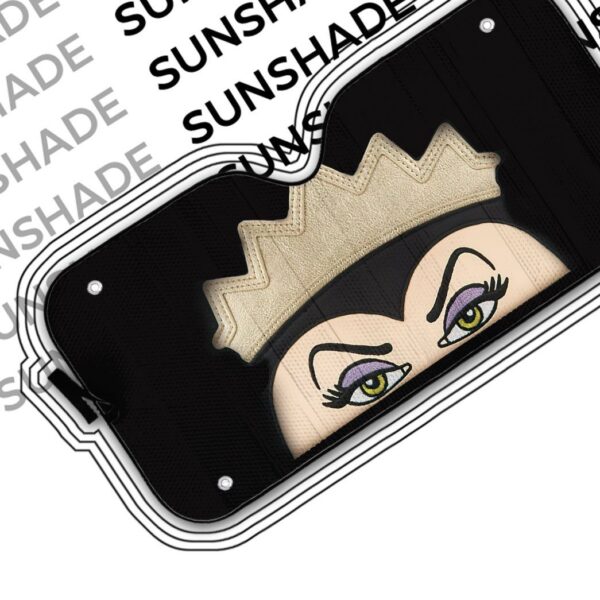 Gearhumans 3D Evil Queen Custom Car Auto Sunshade GS29042119 Auto Sunshade 